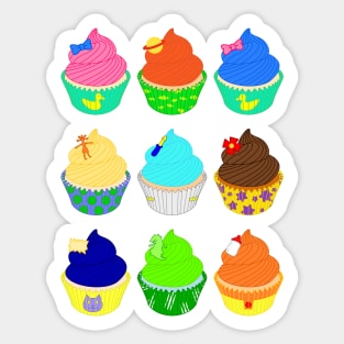 Rugrats Cupcakes Sticker